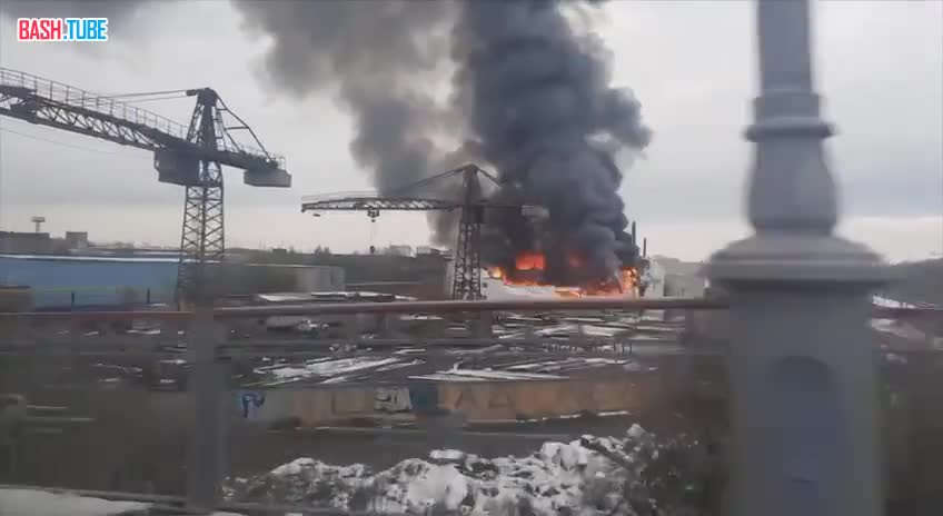  Торгово-производственный склад загорелся в Новосибирске