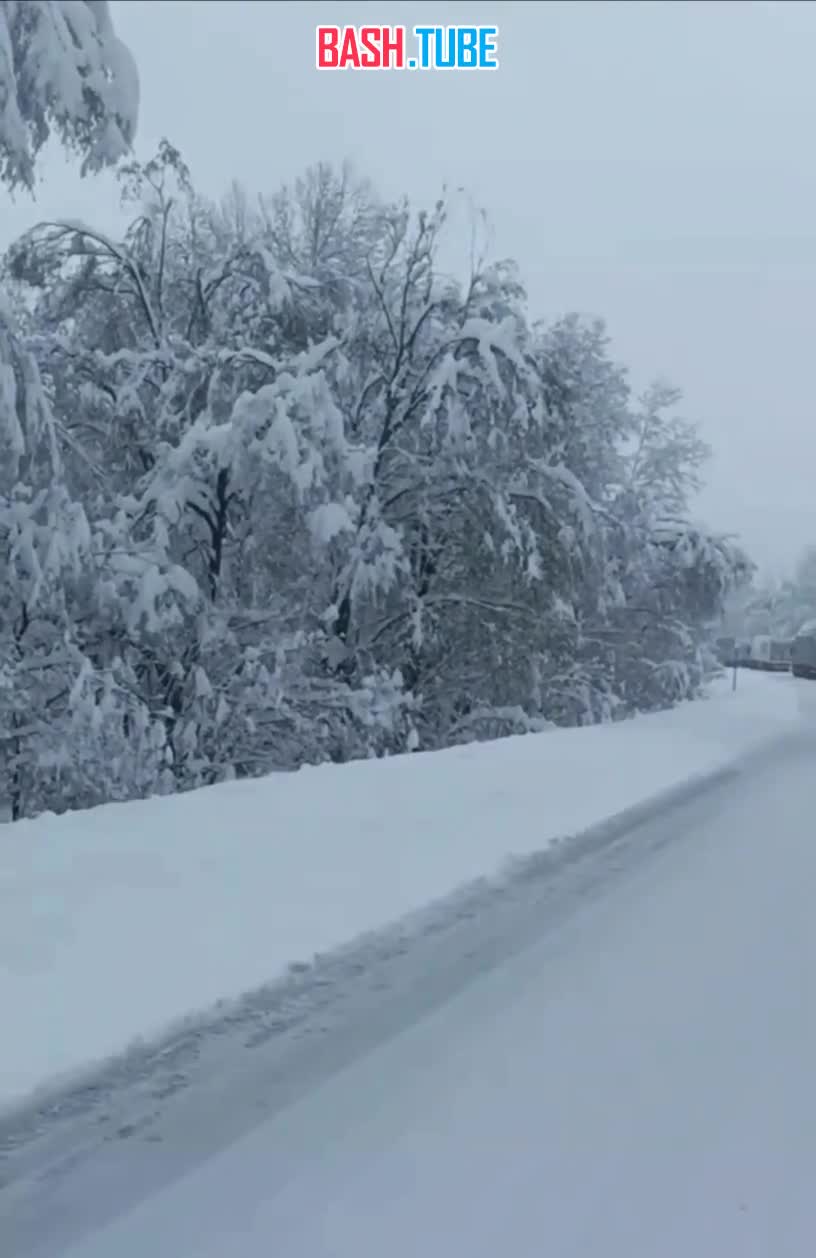  Огромные пробки из-за гололёда и мокрого снега образовались на федеральных трассах «Байкал» и «Амур»