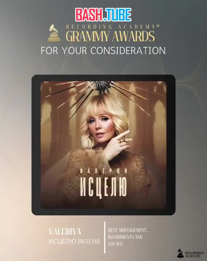  Сам факт попадания в лонг-лист «Грэмми» в сегодняшних обстоятельствах - большая радость