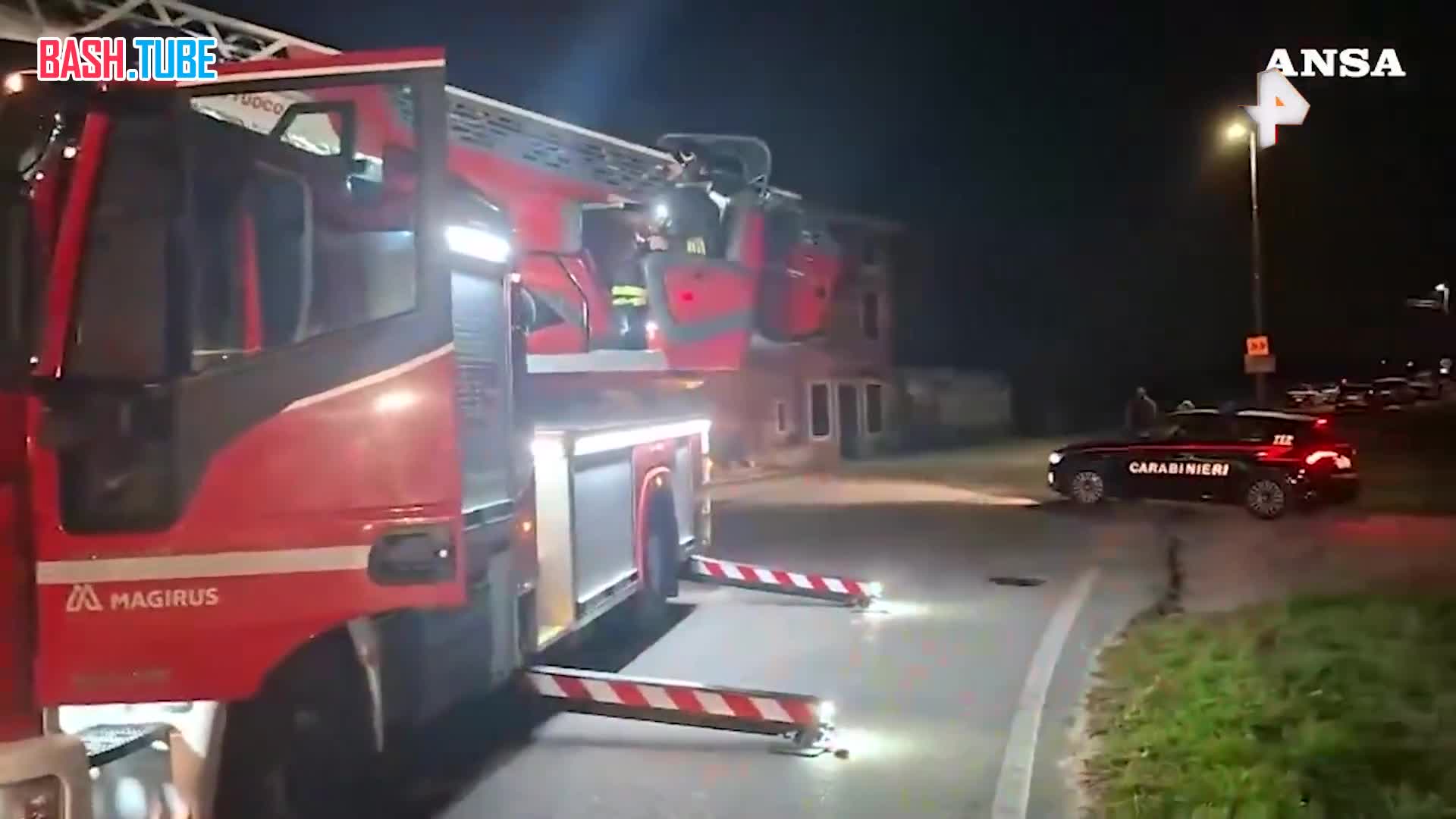  Момент взрыва в итальянской Вероне, при котором погибли три правоохранителя, попал на видео