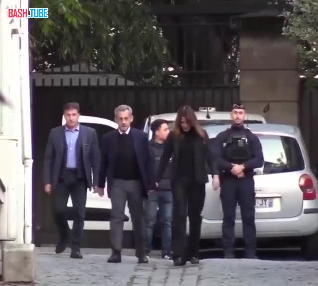  Экс-президент Франции Николя Саркози отправляется в тюрьму Санте