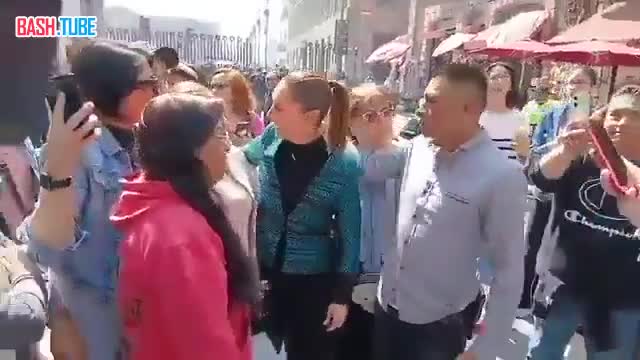  Президента Мексики Шейнбаум подверглась домогательствам со стороны нетрезвого мужчины
