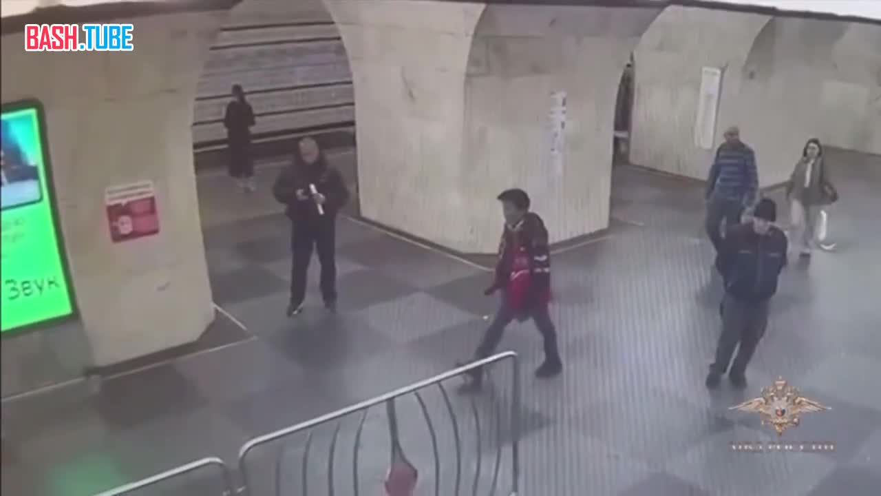  В Московском метро на станции «Проспект Мира» произошла совсем не мирная драка двух пассажиров