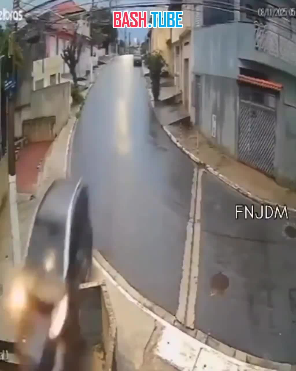  Жесткая авария в бразильском Сан-Паулу