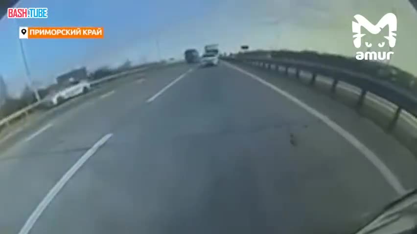  Массовая авария с грузовиком в Приморье