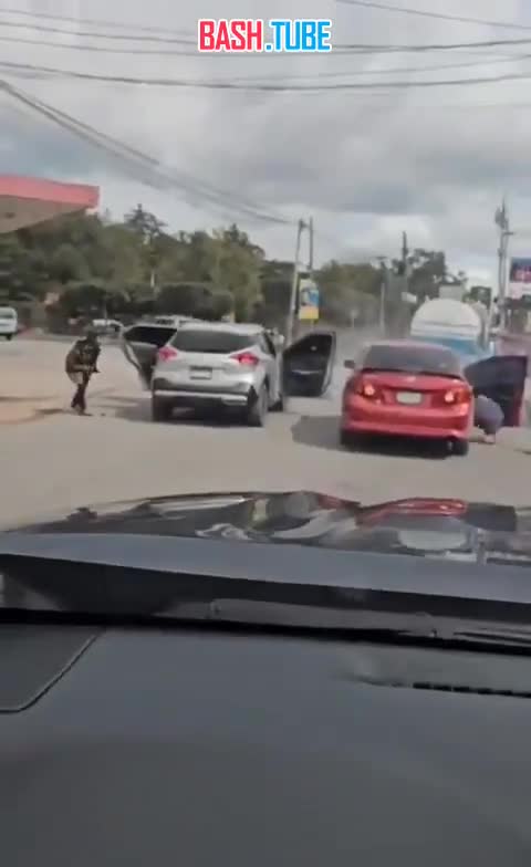  На камеру попала перестрелка представителей конкурирующих наркокартелей Гватемалы