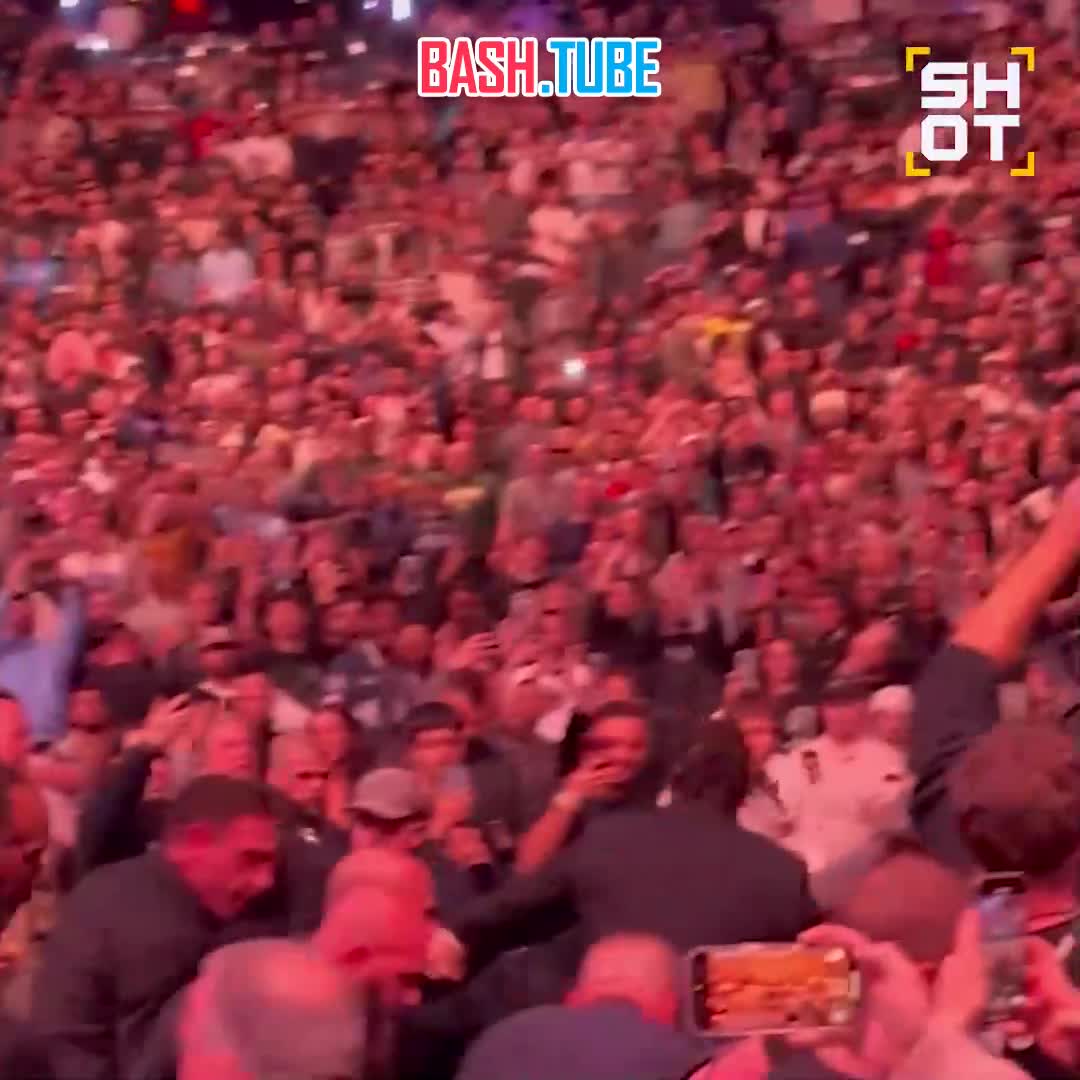  Боец ММА Диллон Дэнис устроил драку с командой Ислама Махачева прямо около октагона в Нью-Йорке