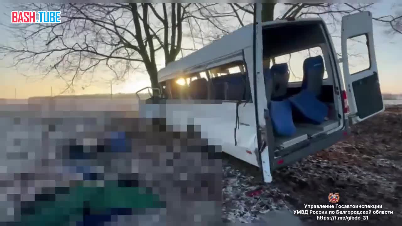  Два человека погибли в результате ДТП с автобусом в Белгородской области