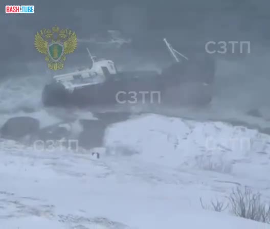  Шторм унес в море одно судно и опрокинул другое в Мурманской области, - Северо-Западная транспортная прокуратура