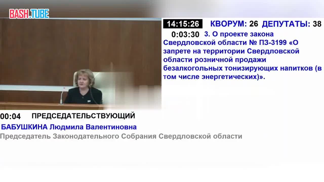  Свердловская область первой в России частично запретила продажу энергетиков