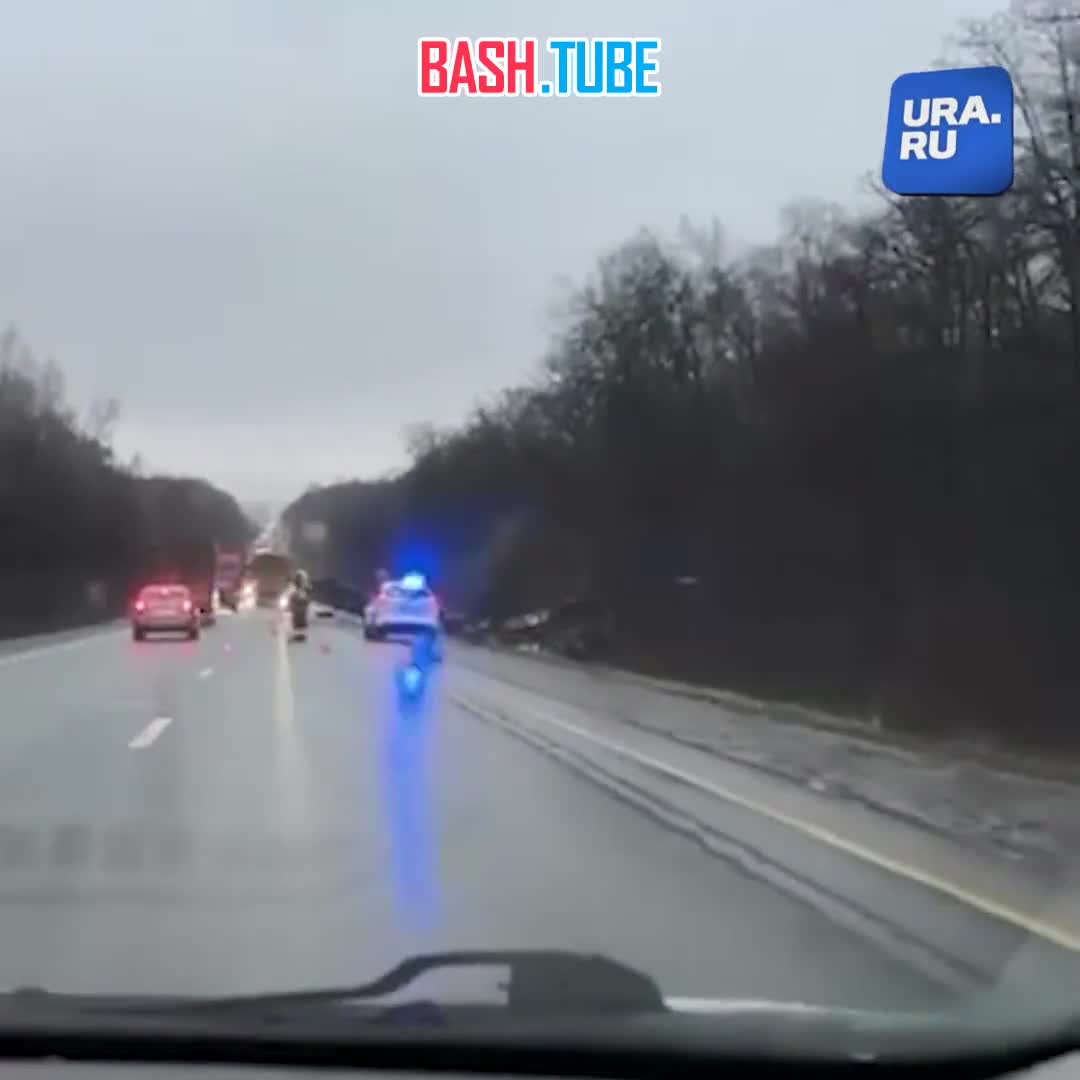  Ледяной дождь устроил коллапс на дорогах Челябинской области