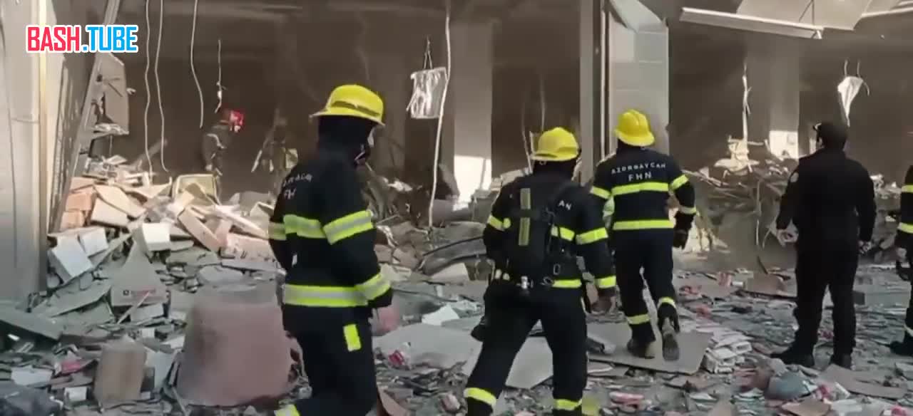  Взрыв произошел в здании бизнес-центра в Наримановском районе Баку, - МЧС республики