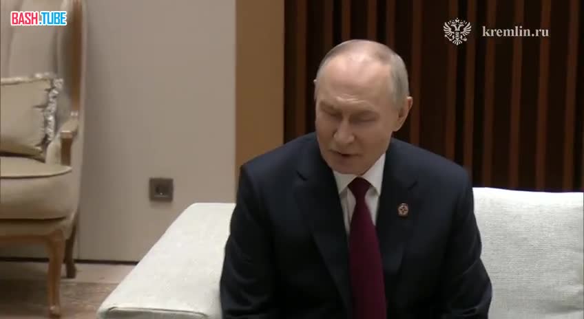  Во время саммита ОДКБ Владимир Путин встретился с Президентом Таджикистана Эмомали Рахмоном