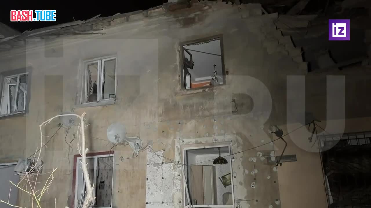  Двухэтажный жилой дом в Донецке поврежден после удара ВСУ чешским ударным дроном