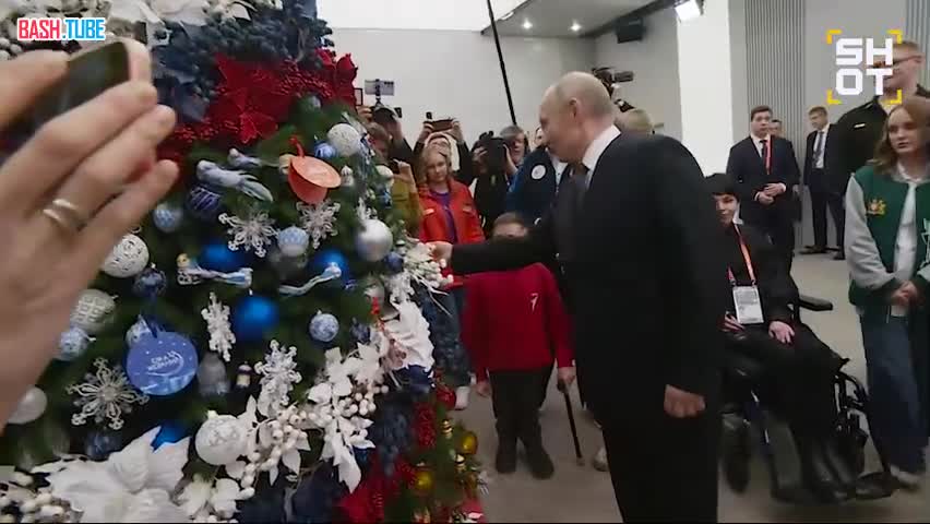  Владимир Путин традиционно принял участие в проекте «Ёлка желаний»