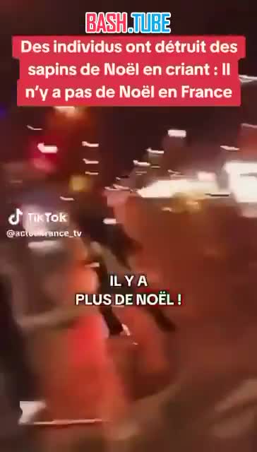  «Во Франции нет Рождества! Срывайте ёлки! Нам не нужно Рождество во Франции!»