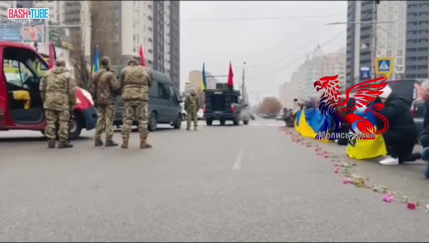  В Киевской области погибшего ВСУшника проводили в последний путь под бой курантов Кремля