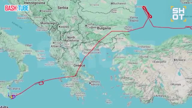  Дрон-разведчик США прямо сейчас шпионит в акватории Чёрного моря