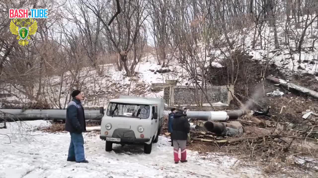  Грузовик влетел в теплотрассу в Находке: больше 7 тысяч жителей остались без отопления