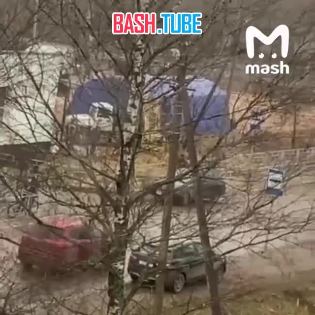  Мобильную баню установили в Торопце Тверской области- через сутки после сообщения на прямую линию с президентом