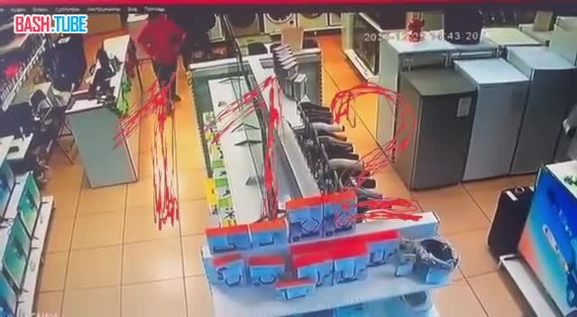  В Алтайском крае мужчина разгромил магазин электроники, разбив 12 телевизоров и 2 холодильника