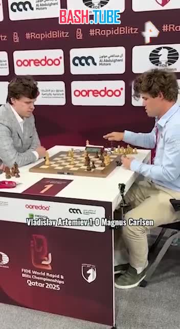  Российский шахматист Владислав Артемьев обыграл Магнуса Карлсена