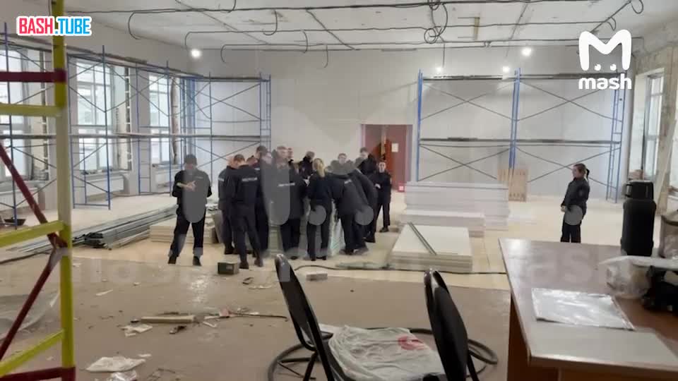  Момент взрыва светошумовой гранаты в центре подготовки МВД в Сыктывкаре