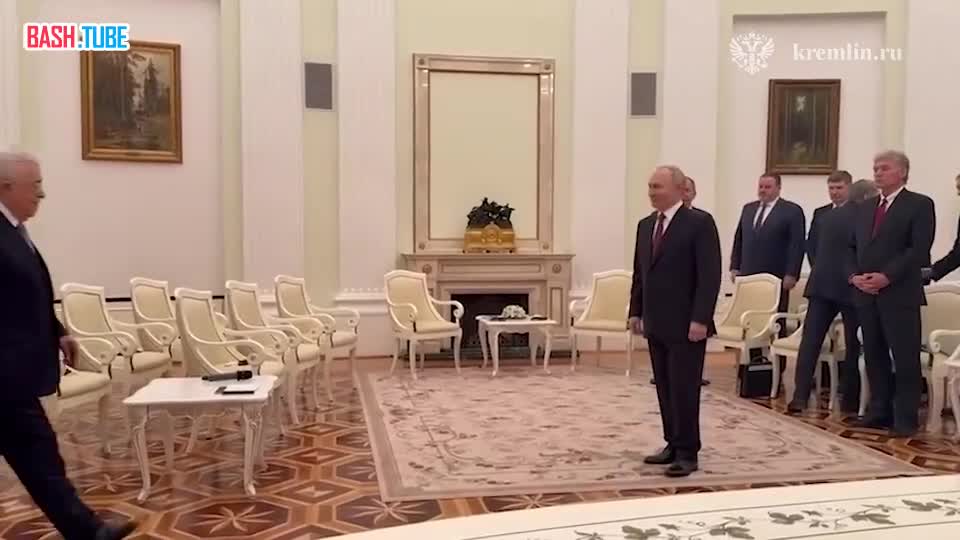  Владимир Путин принимает в Кремле президента Палестины Махмуда Аббаса