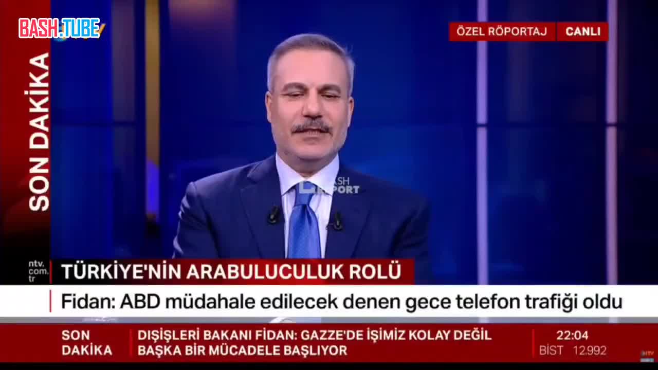  Министр иностранных дел Турции Хакан Фидан о мирных переговорах между Украиной и Россией