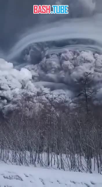  Вулкан Шивелуч на Камчатке выбросил пепел на высоту более 10 км над уровнем моря