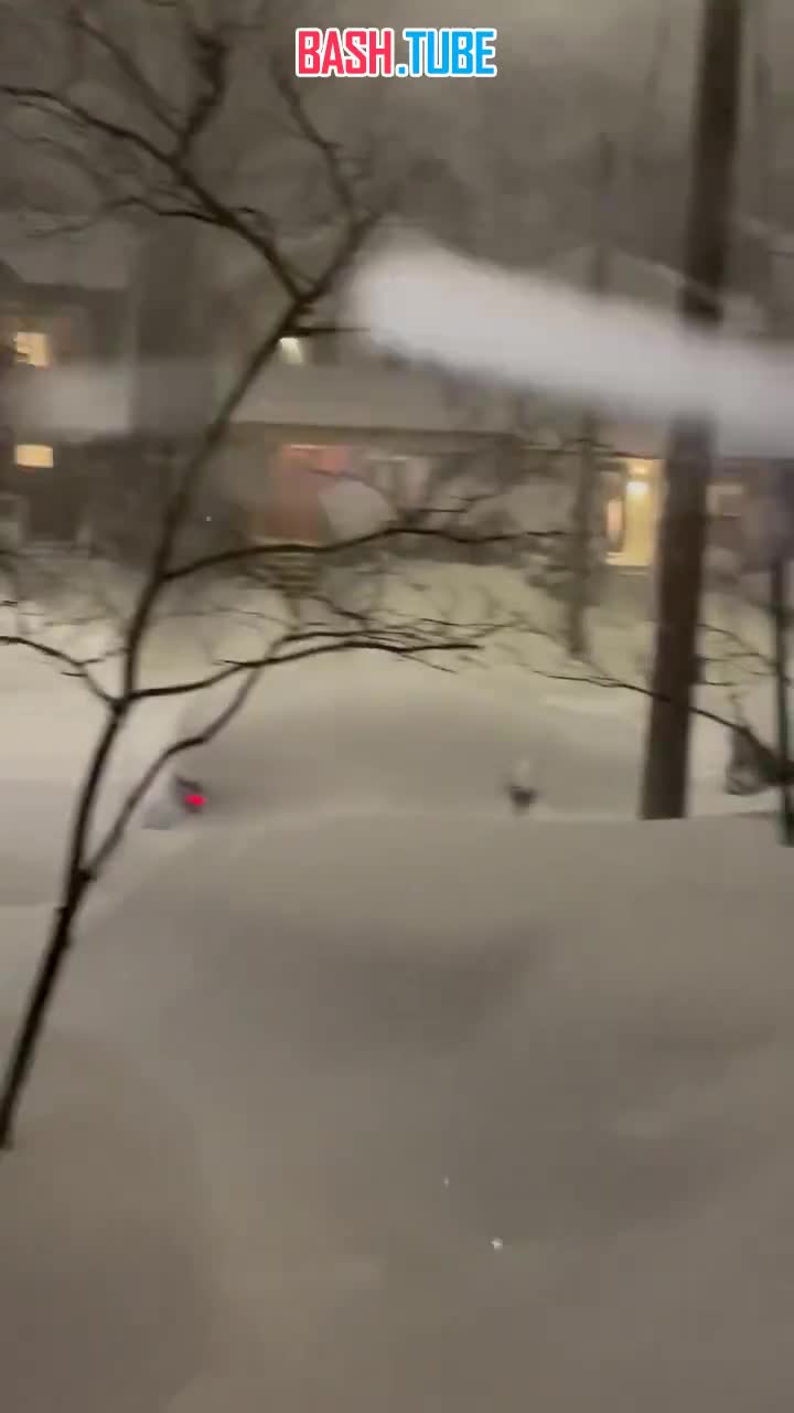  Сильнейшие снегопады накрыли Торонто в Канаде