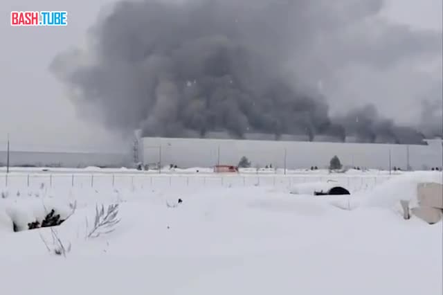  Мощный пожар на автомобильном заводе Volkswagen в Калуге