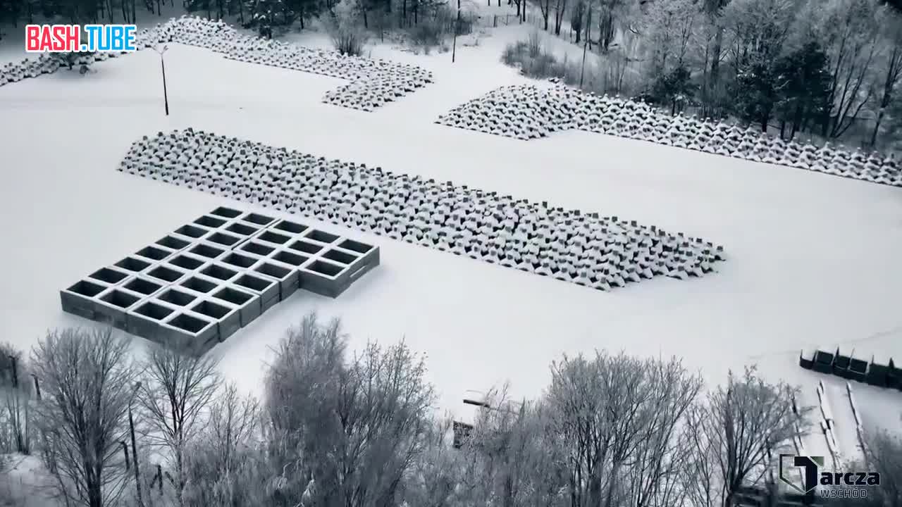  Польша строит «Восточный щит» на границе с Россией и Белоруссией, развертывания километры противотанковых «зубов дракона»