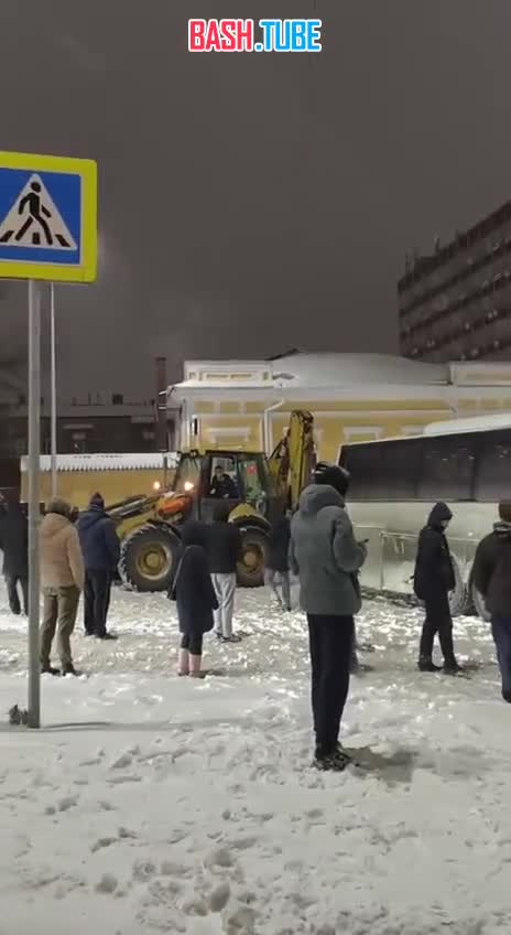  Транспортный коллапс в Ростове-на-Дону из-за сильной метели