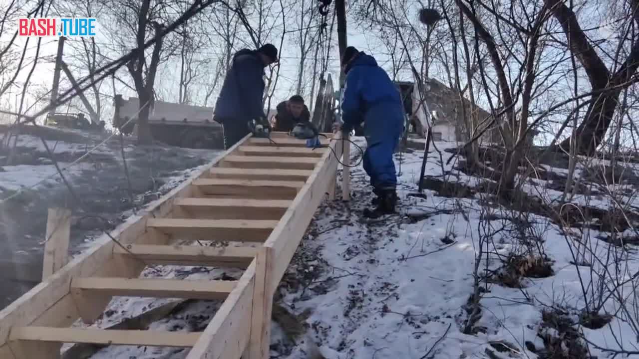  Лестницу построили для пенсионерки из Находки