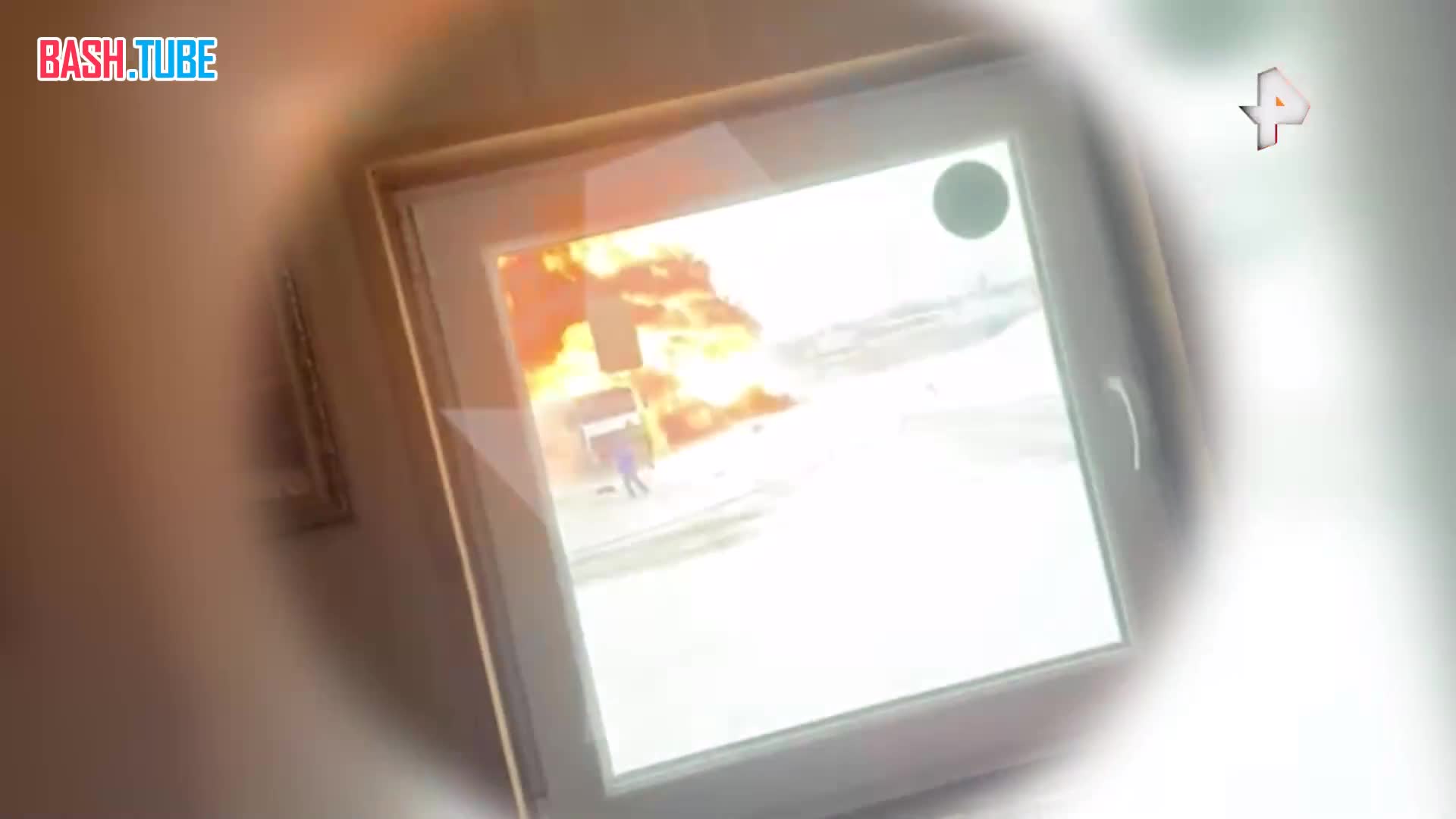  РЕН ТВ публикует момент взрыва на автозаправке под Сургутом