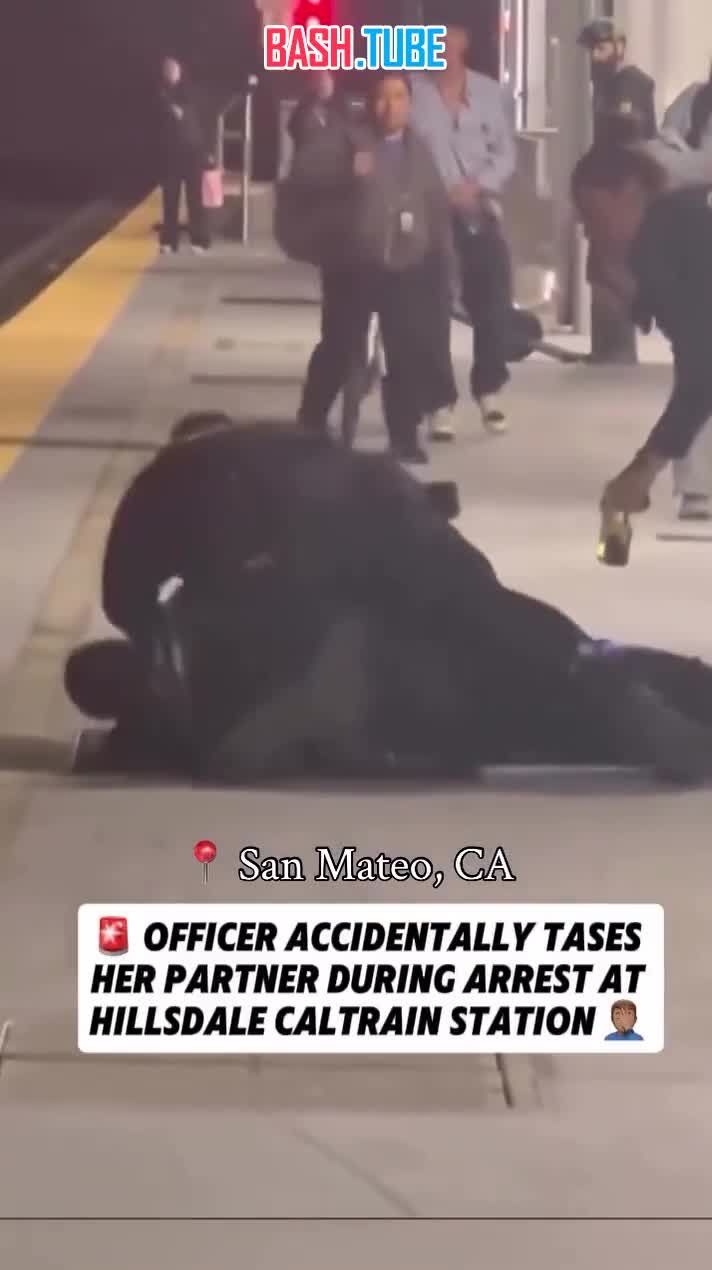  В Калифорнии во время ареста женщина-полицейский случайно ударила электрошокером напарника вместо подозреваемого