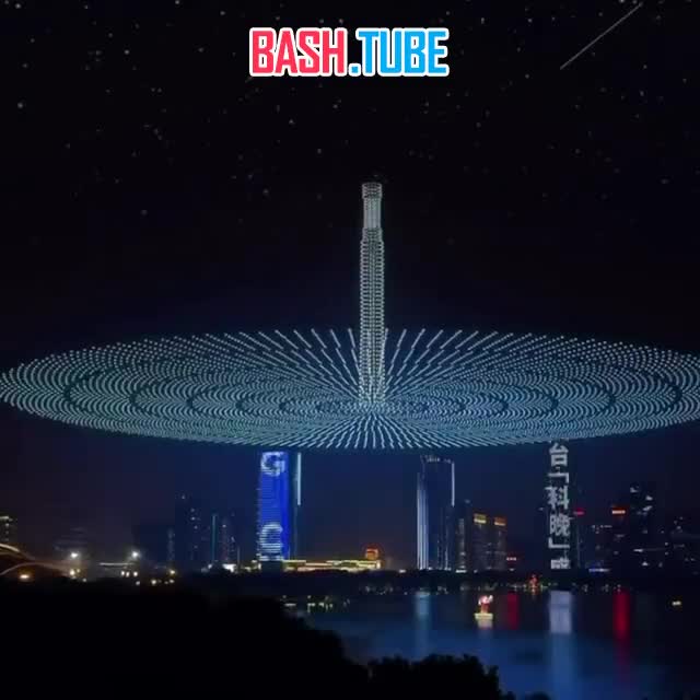  Новый рекорд по количеству участвующих в световом шоу дронов снова установлен в Китае