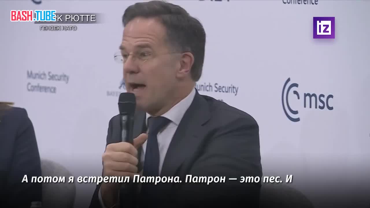  Содержательный разговор о важном случился у генсека НАТО Марка Рютте с собакой