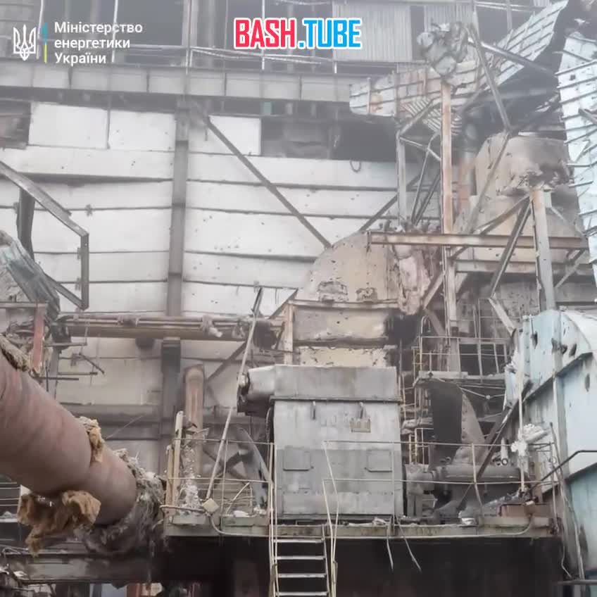  Очередное слезливое видео от Минэнерго Украины с последствиями российских ударов по украинским энергообъектам