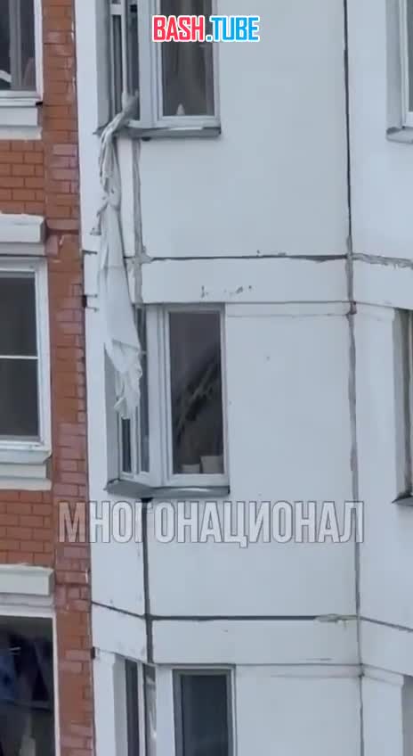  В Подмосковье пьяный мигрант пытался сбежать от полиции по простыням с 9 этажа и погиб