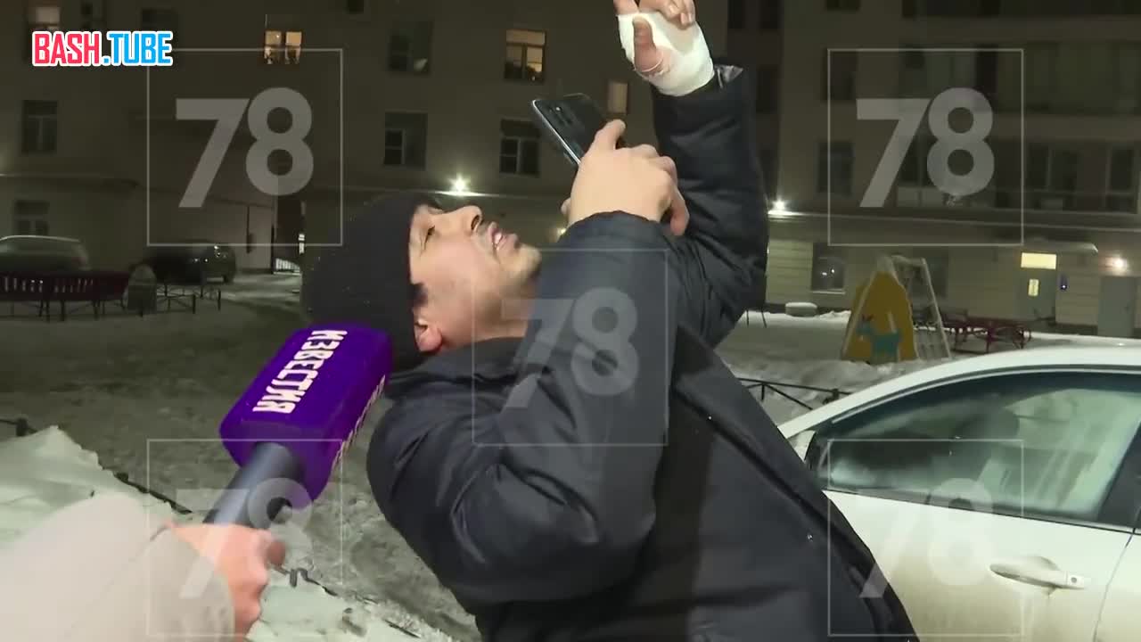  В Петербурге дворник чудом поймал ребёнка, который выпал с 7 этажа дома на Петрозаводской улице
