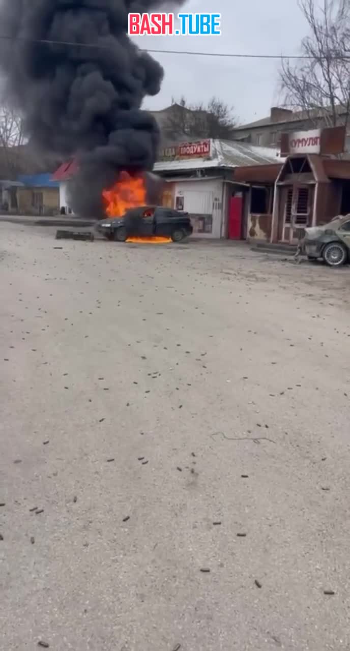  В результате атаки БПЛА поврежден гражданский автомобиль в городе Васильевке Запорожской области