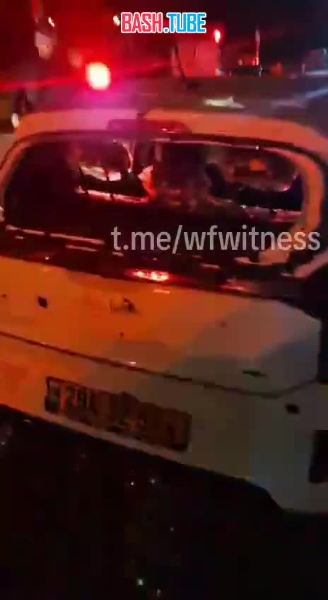  Появились первые видео последствий ракетного удара Ирана по Тель-Авиву