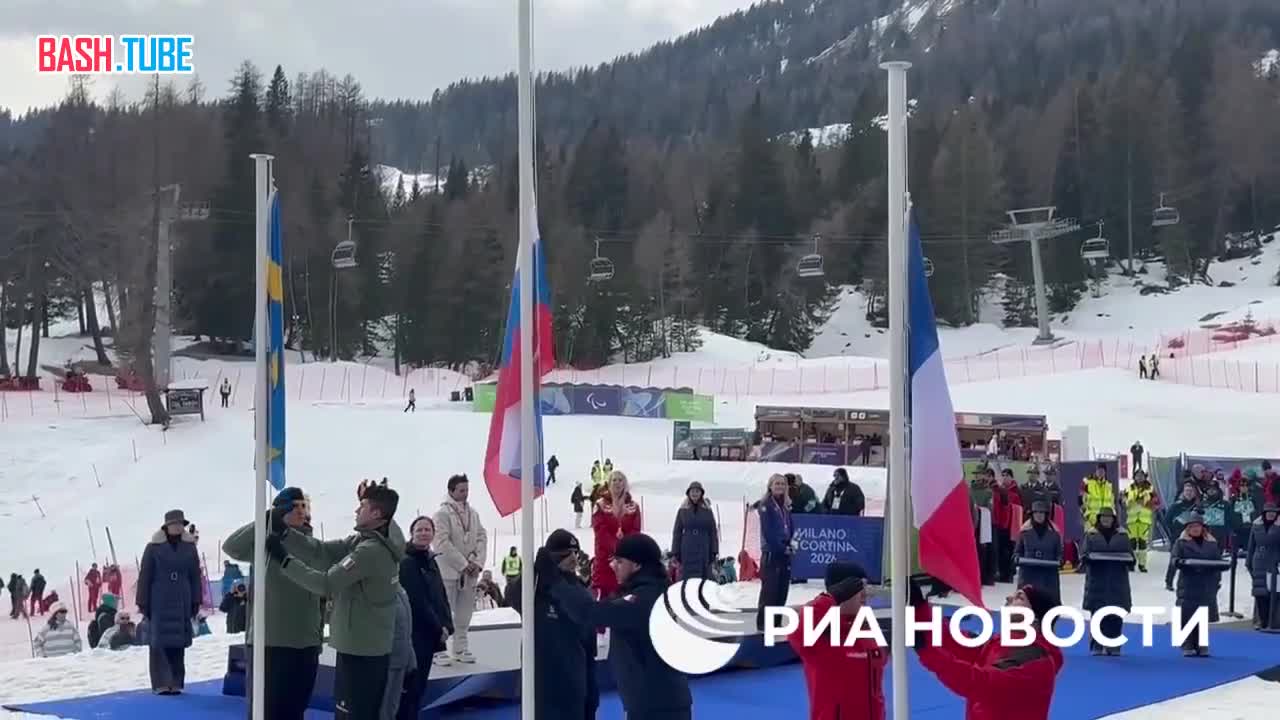  Российский гимн впервые с 2014-го прозвучал на церемонии награждения на Паралимпиаде