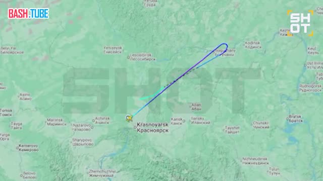 Самолёт авиакомпании «Россия» подал сигнал бедствия в небе над Красноярским краем