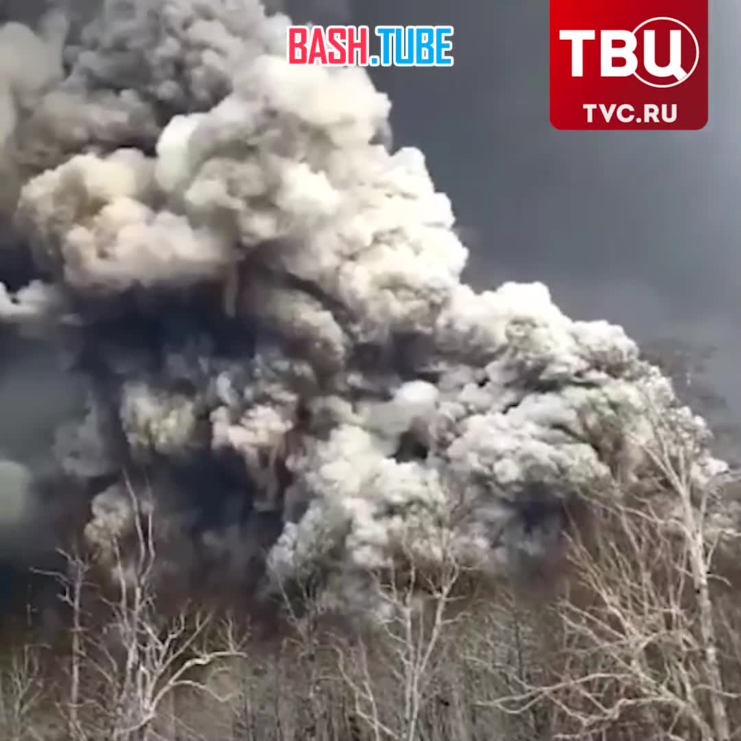  Камчатку снова замело, только теперь пеплом