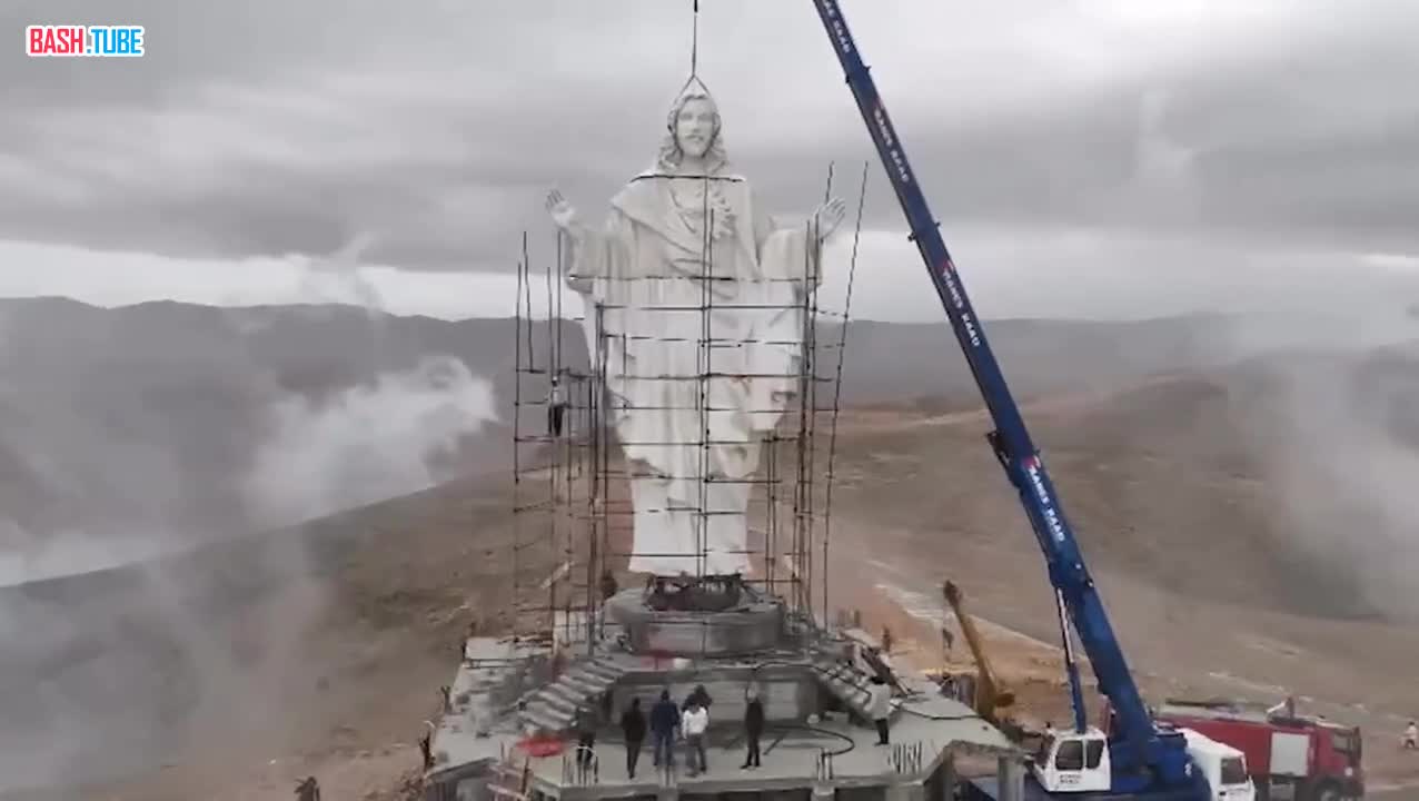  На границе с Сирией установили статую Христа как символ мира