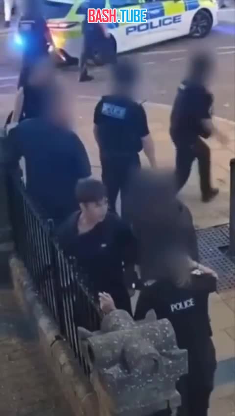  Во время задержания английские полицейские насадили челюсть подростка на пику забора