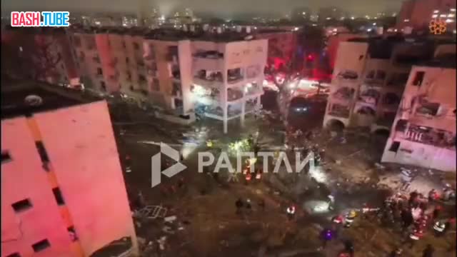  Кадры с места прилета иранской ракеты по израильскому Араду: по данным СМИ, пострадали около 100 человек